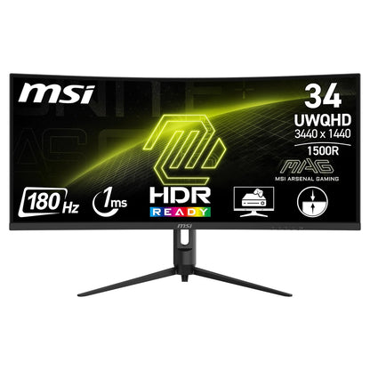 MSI MAG 342CQR E2 34" 2K UWQHD 180Hz 1ms Curved Gaming Monitor