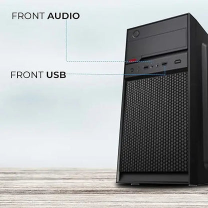 Foxin Anthony Desktop Computer Case with 500W power Supply