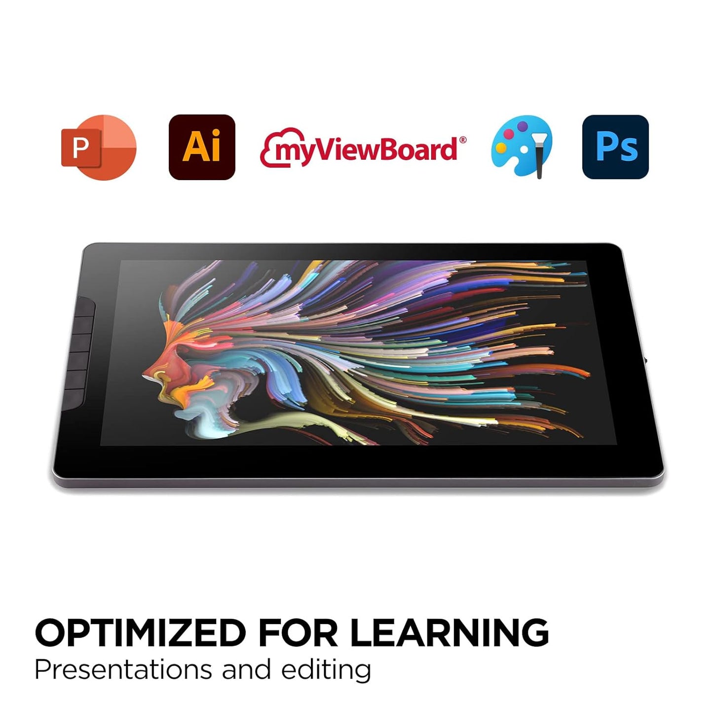 ViewSonic ID1330 13.3" 1080p FHD USB Type-C Laminated Screen ViewBoard Pen Display Graphics Tablet