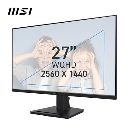 MSI PRO MP275Q 27" WQHD 2K 100Hz 4ms Built-in-Speaker IPS Business Monitor