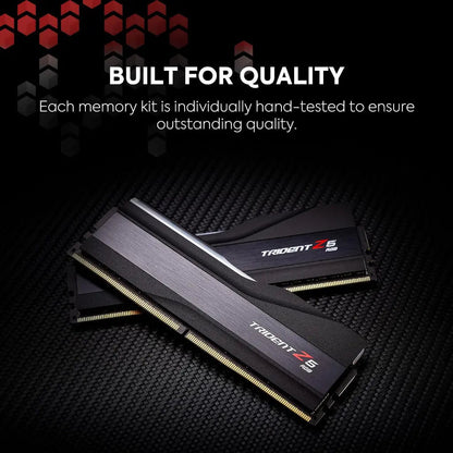 G.Skill Trident Z5 RGB 64GB (2x32GB) DDR5 RAM 6000MHz CL36 Desktop Memory - Black