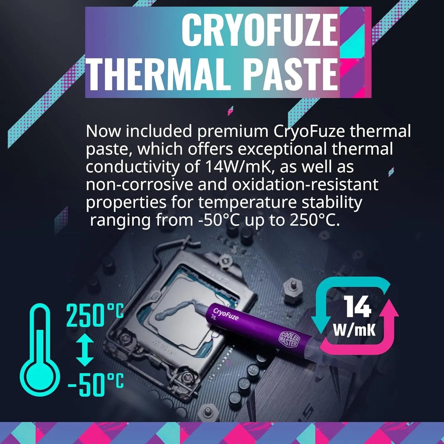 Cooler Master MasterLiquid 120L Core 120mm PWM AIO CPU Liquid Cooler - Black