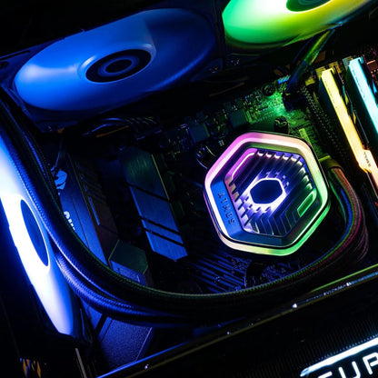 Cooler Master MasterLiquid 360 ATMOS ARGB 360mm AIO CPU Liquid Cooler - Black