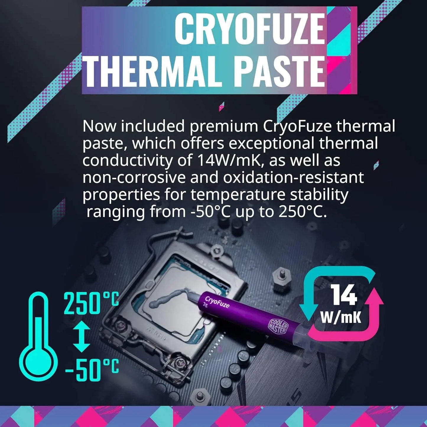 Cooler Master MasterLiquid 360L Core ARGB 360mm Close-Loop PWM AIO CPU Liquid Cooler - White
