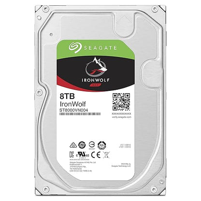 Seagate IronWolf 8TB NAS 3.5" 7200RPM SATA 6Gb/s Desktop Internal Hard Disk Drive