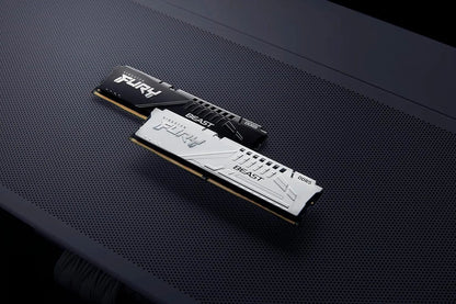 Kingston Fury Beast 16GB DDR5 RAM 5200MHz CL40 UDIMM Gaming Desktop Memory - White