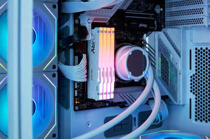 Kingston Fury Beast RGB 32GB DDR5 5600MHz CL40 DIMM Gaming Desktop Memory - White