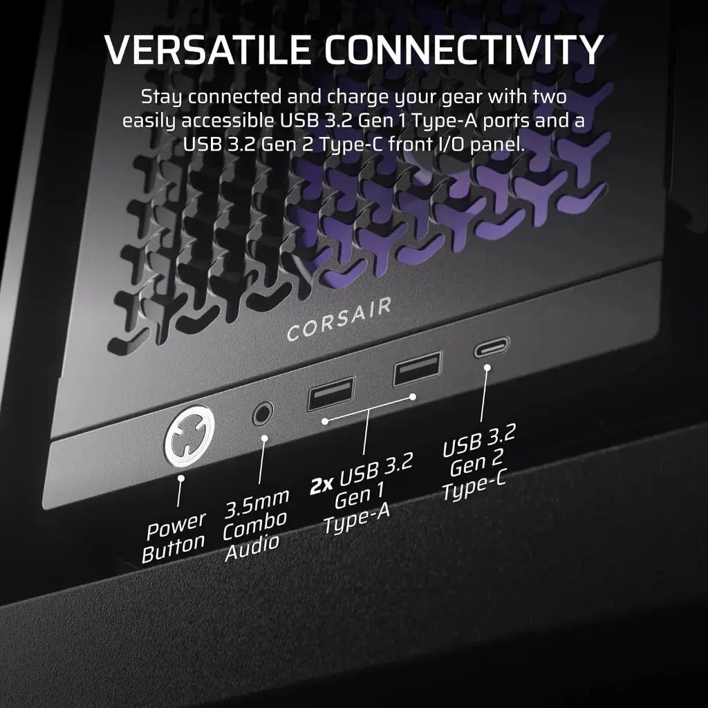 CORSAIR FRAME 4000D RS ARGB Modular High Airflow Mid-Tower PC Case
