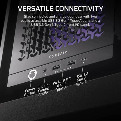 CORSAIR FRAME 4000D RS ARGB Modular High Airflow Mid-Tower PC Case