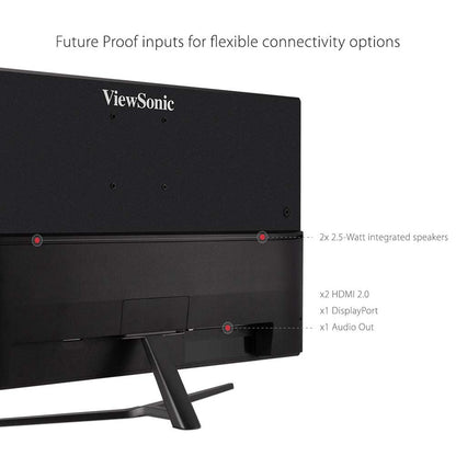 ViewSonic VX3211-4K 32-inch 4K UHD VA Monitor with Integrated Speakers and AMD FreeSync