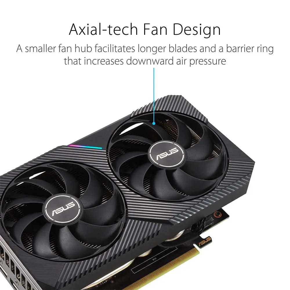 ASUS Dual GeForce RTX 3050 8GB GDDR6 128-Bit Graphics card