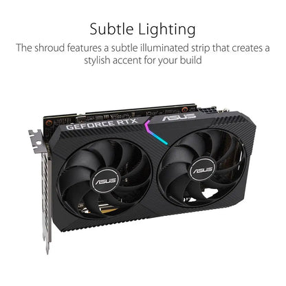ASUS Dual GeForce RTX 3050 8GB GDDR6 128-Bit Graphics card