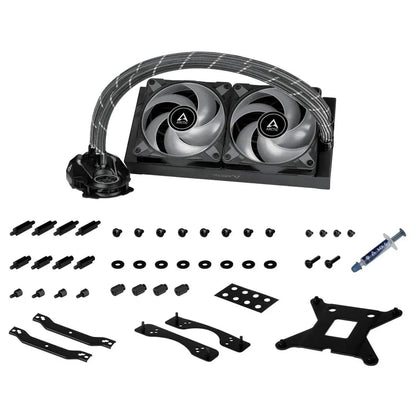[Repacked] ARCTIC Liquid Freezer II 240 A-RGB 240mm AIO CPU Liquid Cooler with PWM Pump and Fans