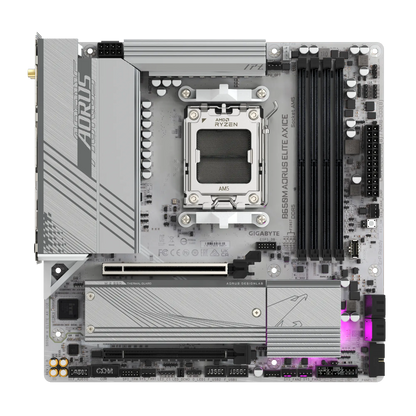 GIGABYTE B650M AORUS ELITE AX ICE AMD AM5 Socket DDR5 Micro ATX Motherboard