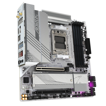 GIGABYTE B650M AORUS ELITE AX ICE AMD AM5 Socket DDR5 Micro ATX Motherboard