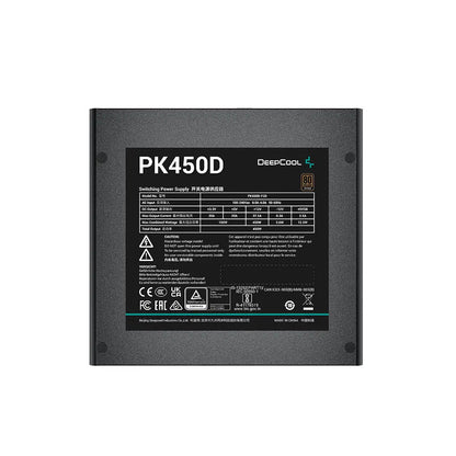 DEEPCOOL PK450D 450W Non-Modular 80 Plus Bronze SMPS Power Supply