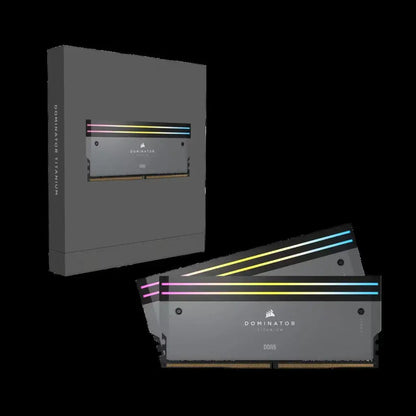 Corsair Dominator Titanium 64GB (2x32GB) DDR5 RAM 6000MHz CL30 Gaming Desktop Memory