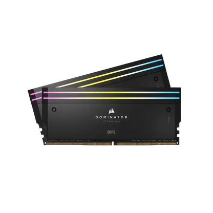 Corsair Dominator Titanium 96GB (2x48GB) DDR5 RAM 6600MHz CL32 Gaming Desktop Memory-Black