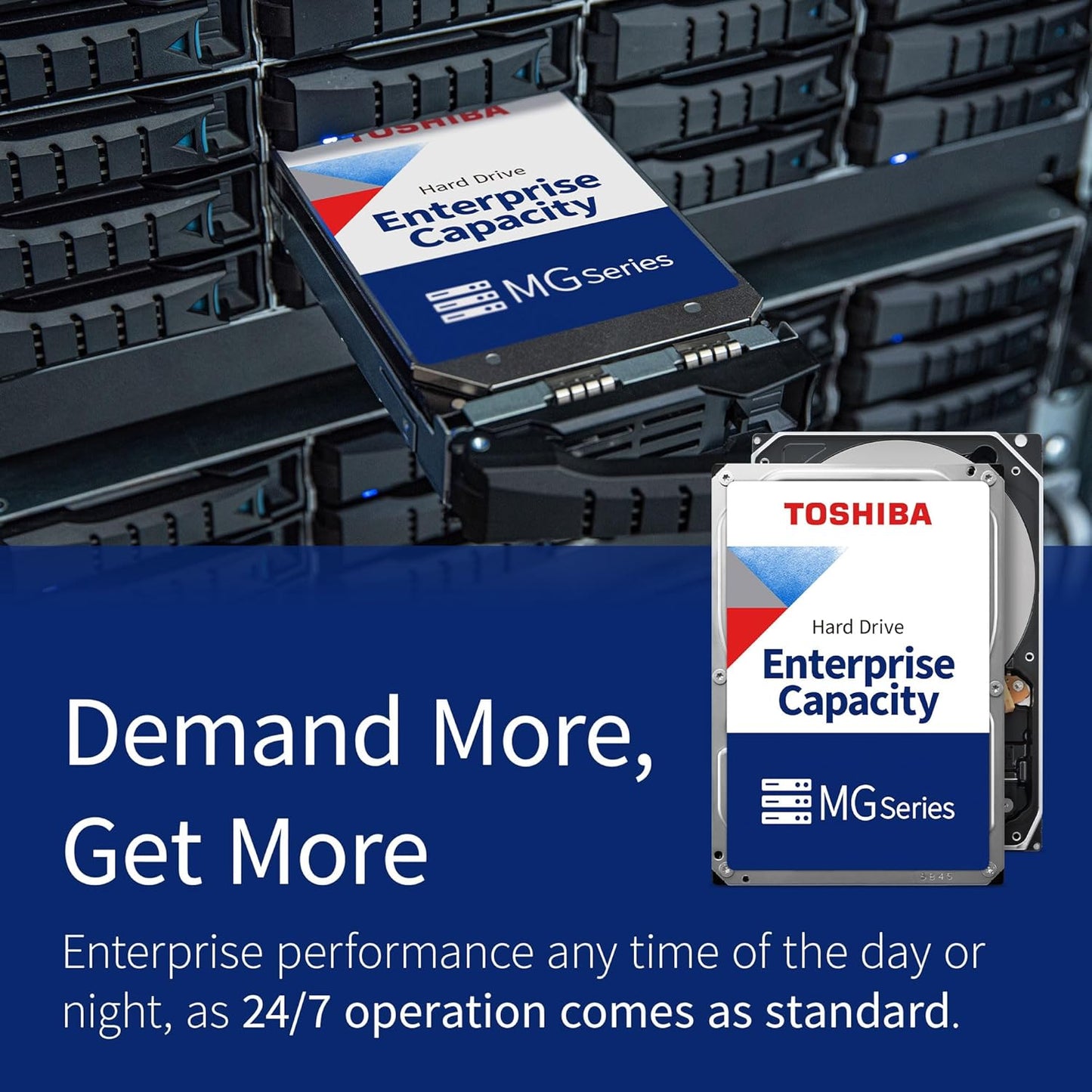 Toshiba MG10ADA10TE 10TB 7200 RPM SATA HDD Enterprise NAS DataCenter Hard Disk