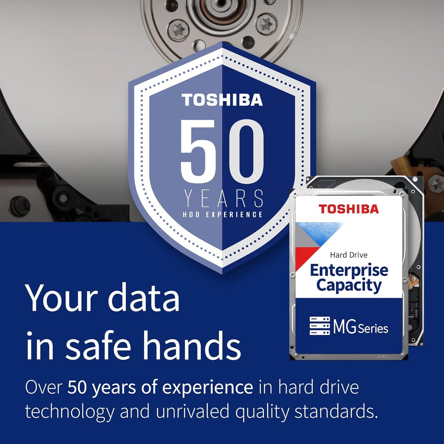 Toshiba MG10ADA10TE 10TB 7200 RPM SATA HDD Enterprise NAS DataCenter Hard Disk