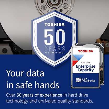 Toshiba MG10ADA10TE 10TB 7200 RPM SATA HDD Enterprise NAS DataCenter Hard Disk