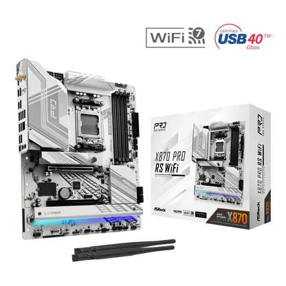 ASRock X870 Pro RS Wi-Fi AMD AM5 DDR5 ATX Motherboard