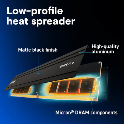 Crucial Pro 32GB DDR5 5600MHz CL46 Desktop Memory
