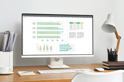 LG MyView 27SR50F-W 27" 60Hz 1080p FHD IPS Panel HDR10 Smart Monitor with Dual Stereo Speakers - White