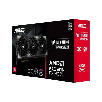 ASUS TUF Gaming Radeon RX 9070 OC Edition 16GB GDDR6 256-Bit Graphics Card