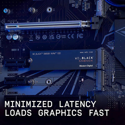 Western Digital Black SN850X 2TB M.2 NVMe PCIe 4.0 Internal SSD