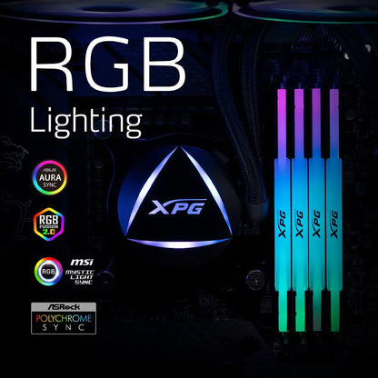 Adata XPG LANCER 16GB DDR5 RAM 6000MHz CL40 RGB Gaming Desktop Memory